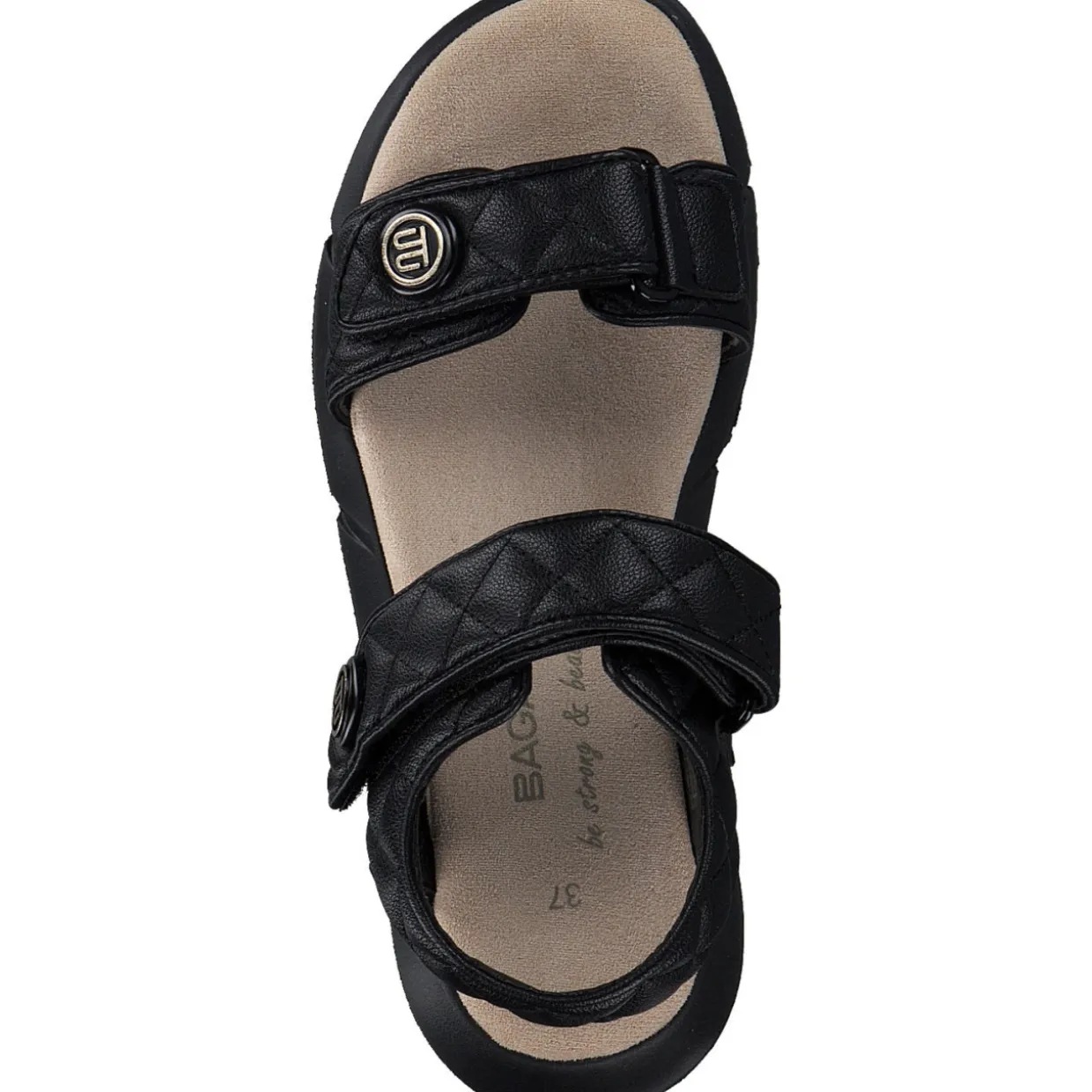 Bagatt A7886, Keilsandaletten, Damen, black