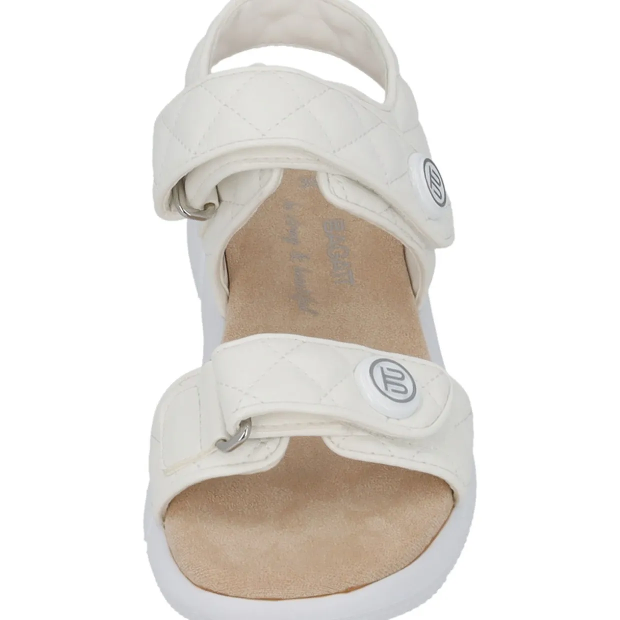 Bagatt A7886, Keilsandaletten, Damen, white