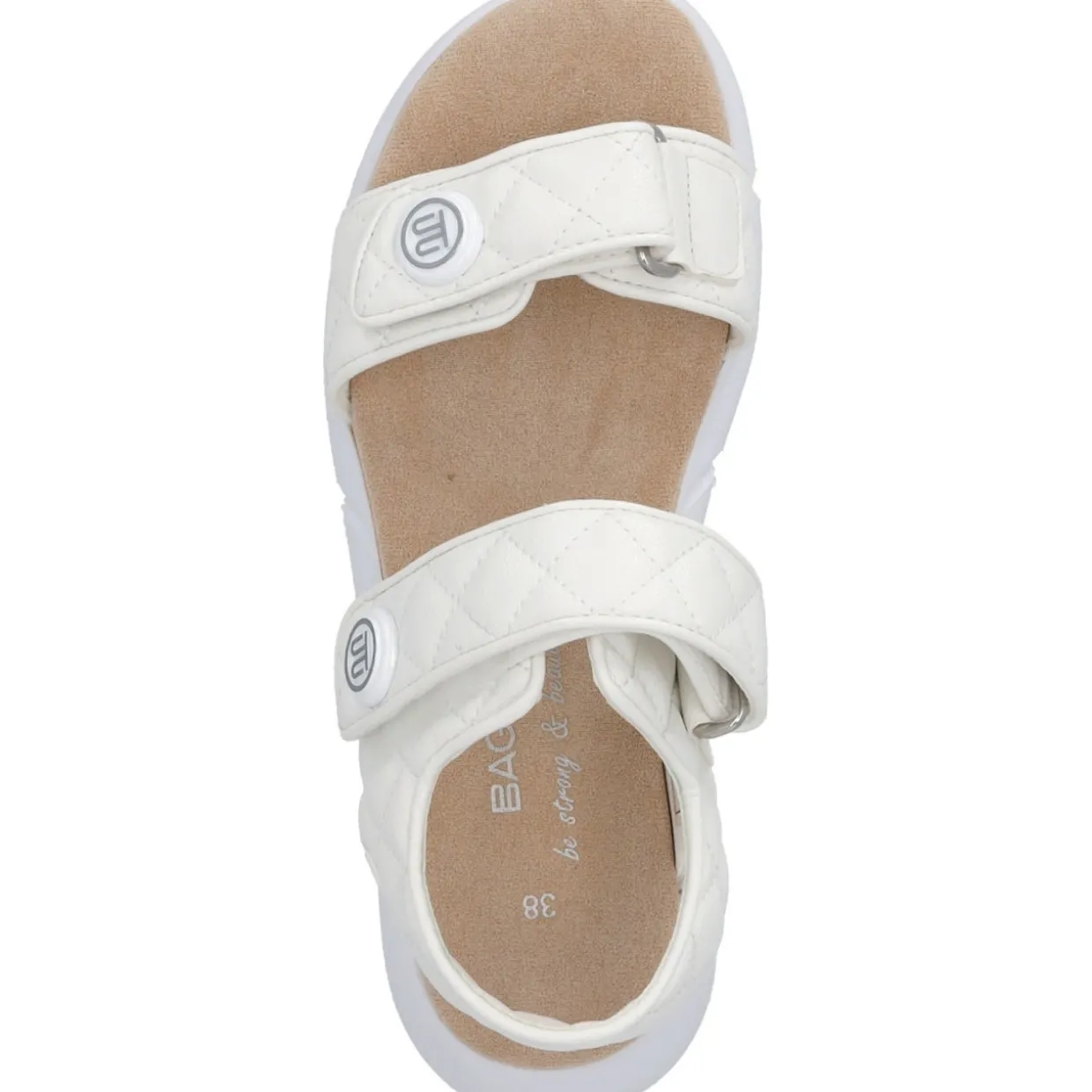 Bagatt A7886, Keilsandaletten, Damen, white