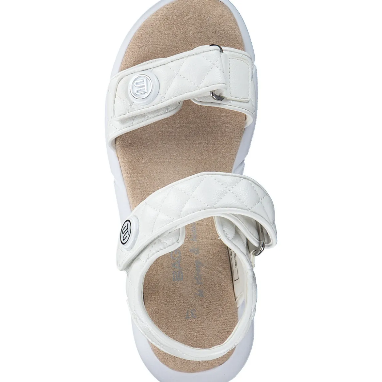 Bagatt A7886, Keilsandaletten, Damen, white