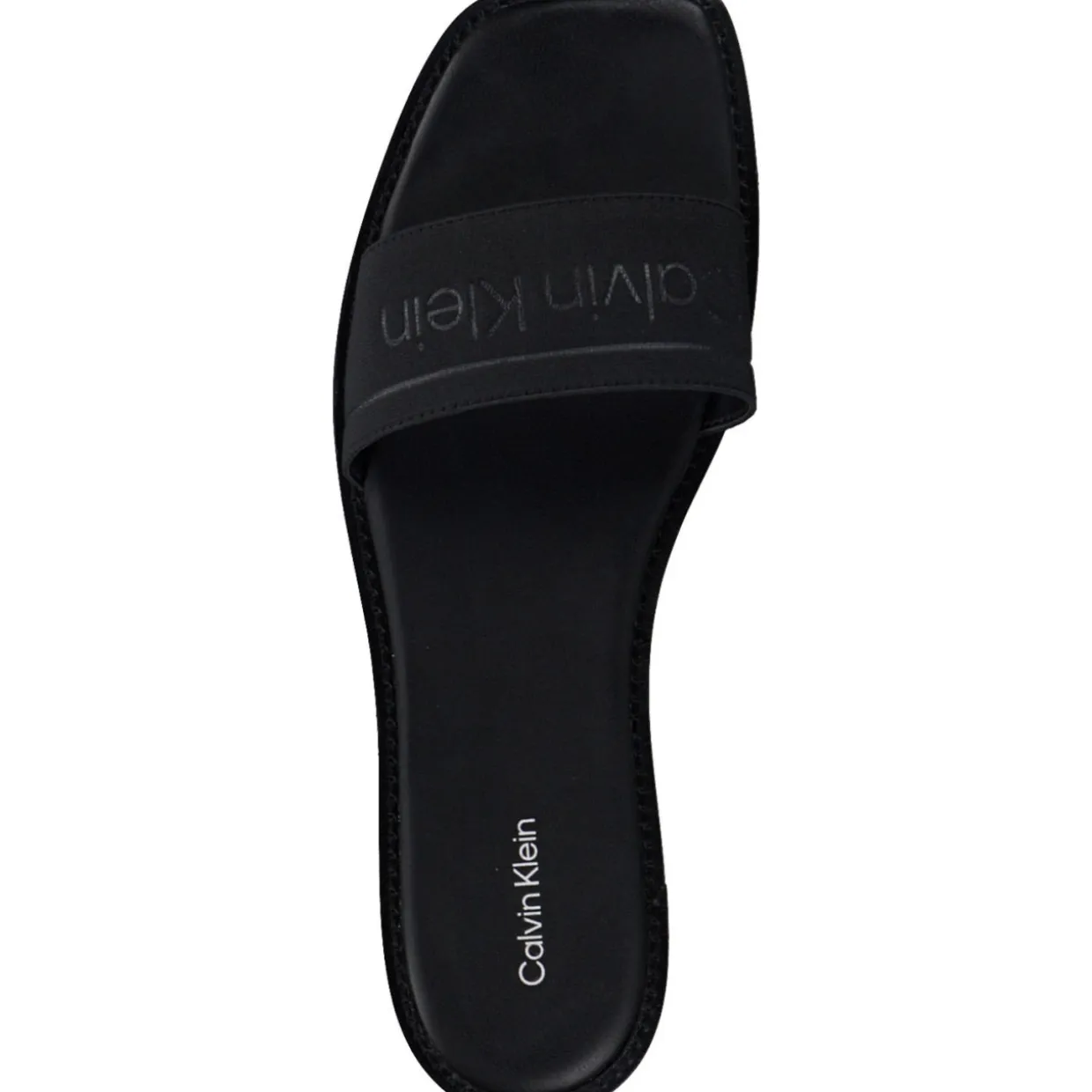 Calvin Klein HW0HW00817, Plateau-Pantoletten, Damen, CK black