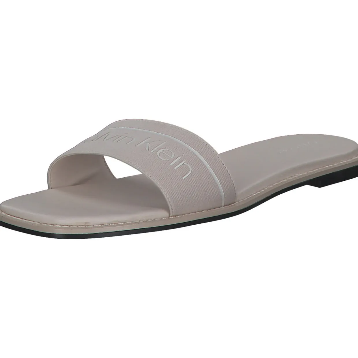Calvin Klein HW0HW00817, Plateau-Pantoletten, Damen, Crystal grey
