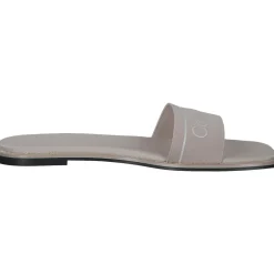 Calvin Klein HW0HW00817, Plateau-Pantoletten, Damen, Crystal grey