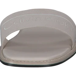 Calvin Klein HW0HW00817, Plateau-Pantoletten, Damen, Crystal grey