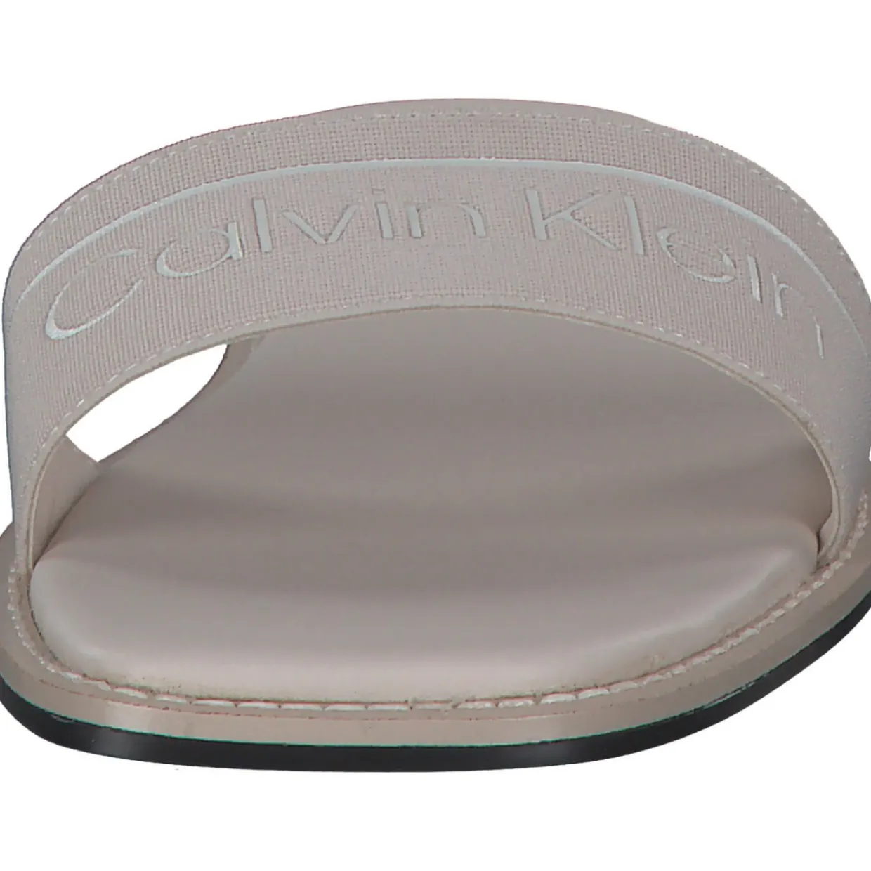 Calvin Klein HW0HW00817, Plateau-Pantoletten, Damen, Crystal grey