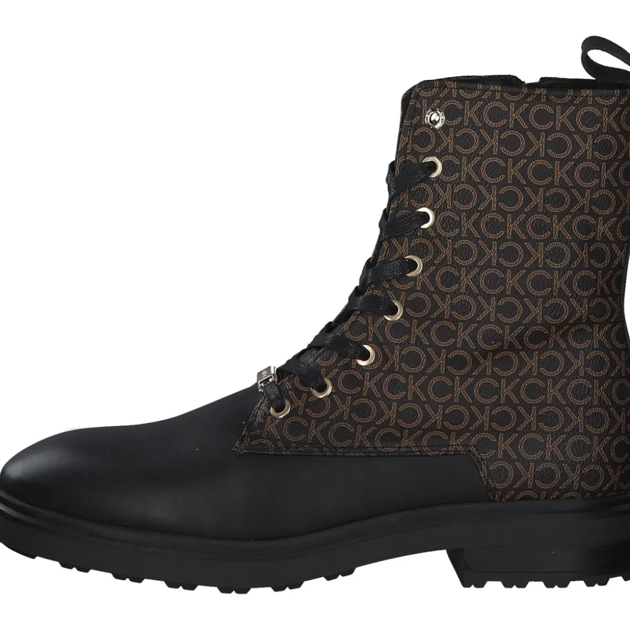 Calvin Klein HW0HW01314, Schnürstiefeletten, Damen, Braun