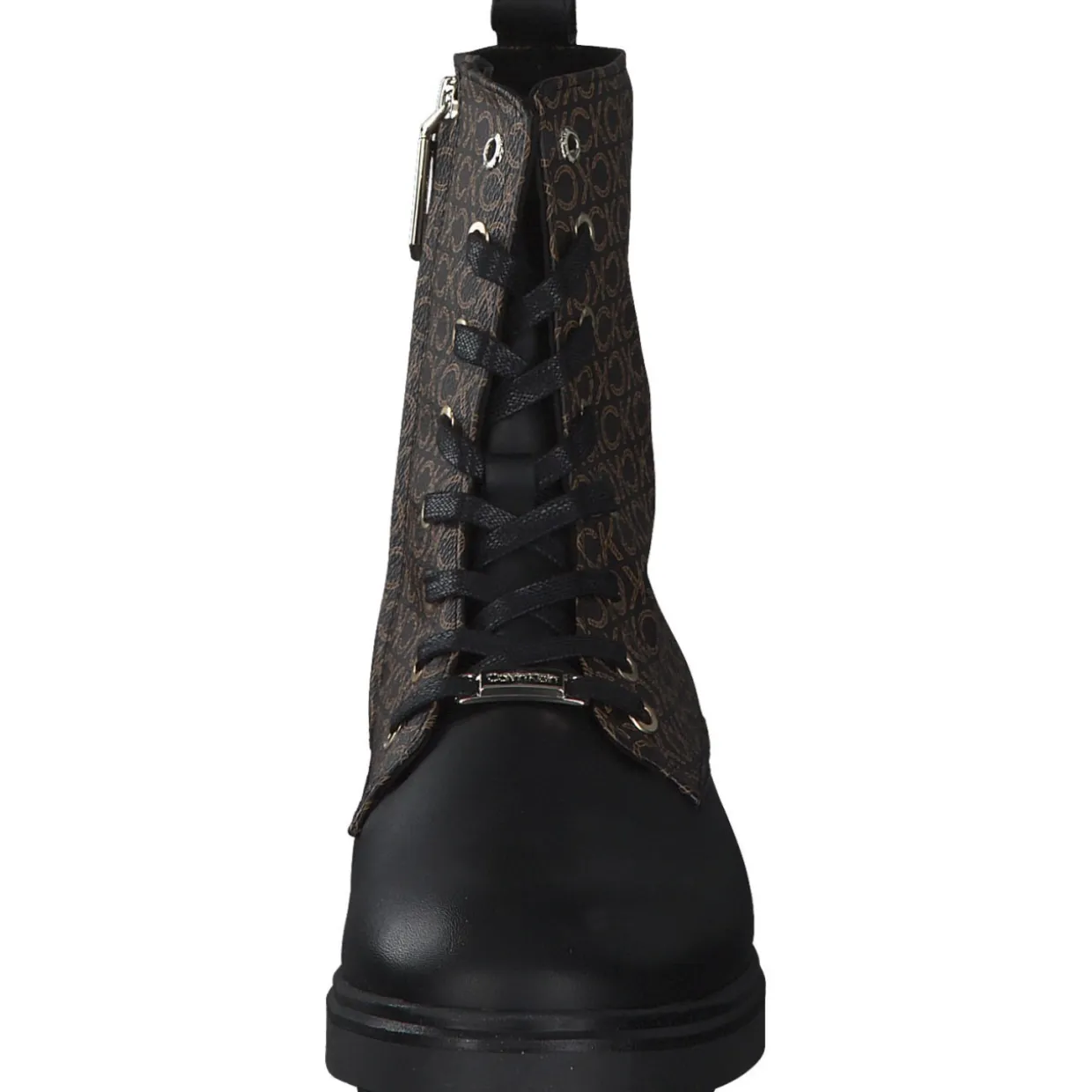 Calvin Klein HW0HW01314, Schnürstiefeletten, Damen, Braun