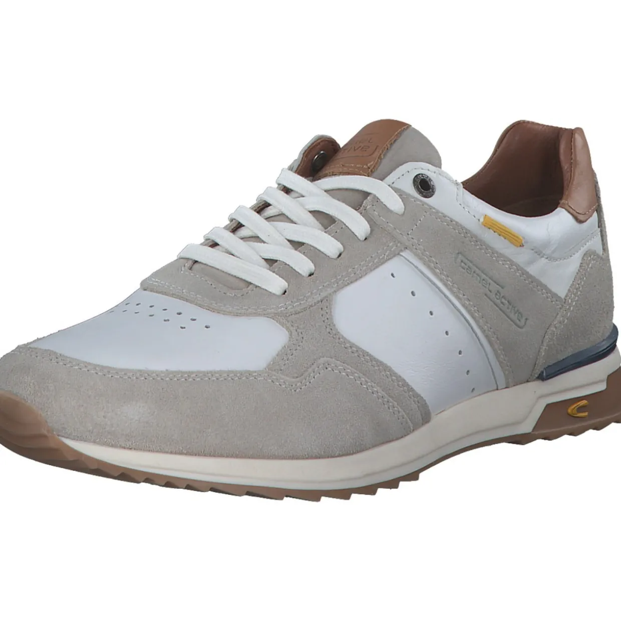 Camel Active 54AL001, Sportliche Halbschuhe, Herren, Weiß