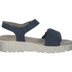 Caprice 28256, Keilsandaletten, Damen, OCEAN NUBUC