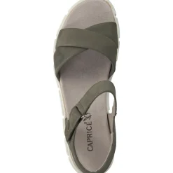 Caprice 28258, Klassische Sandalen, Damen, Cactus Nubuc