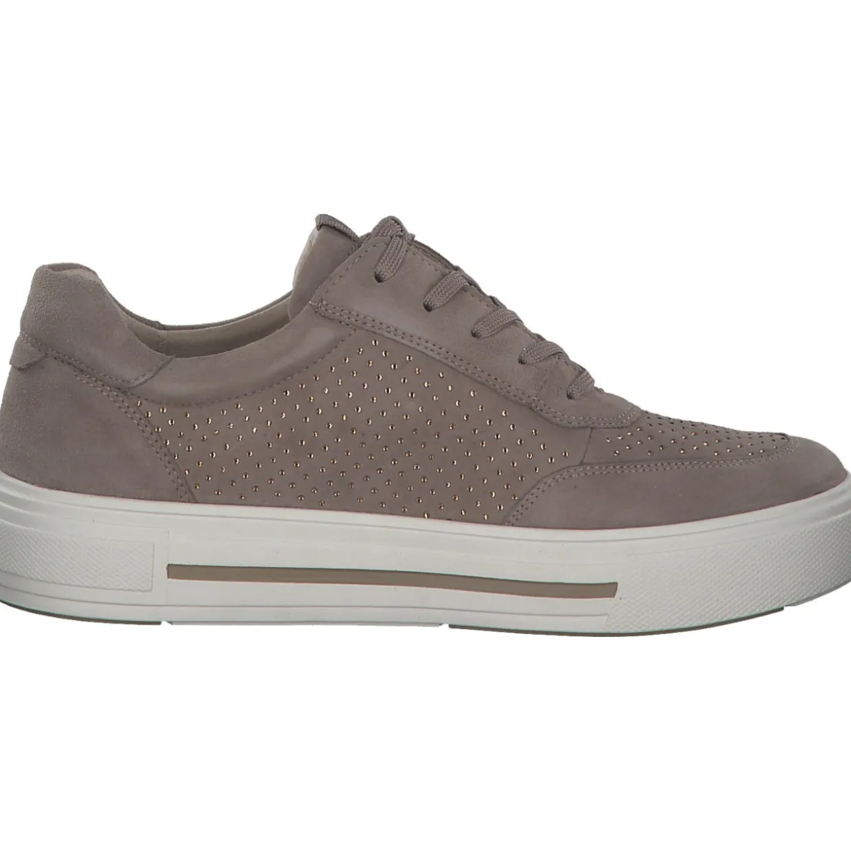 Caprice 9-23350-43/338 MUD SUEDE, Schnürschuhe, Damen, MUD SUEDE