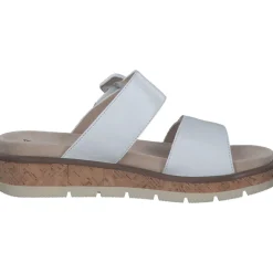 Caprice 27206, Plateau-Pantoletten, Damen, WHITE NAPPA