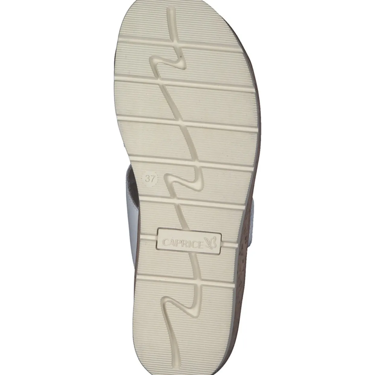 Caprice 27206, Plateau-Pantoletten, Damen, WHITE NAPPA