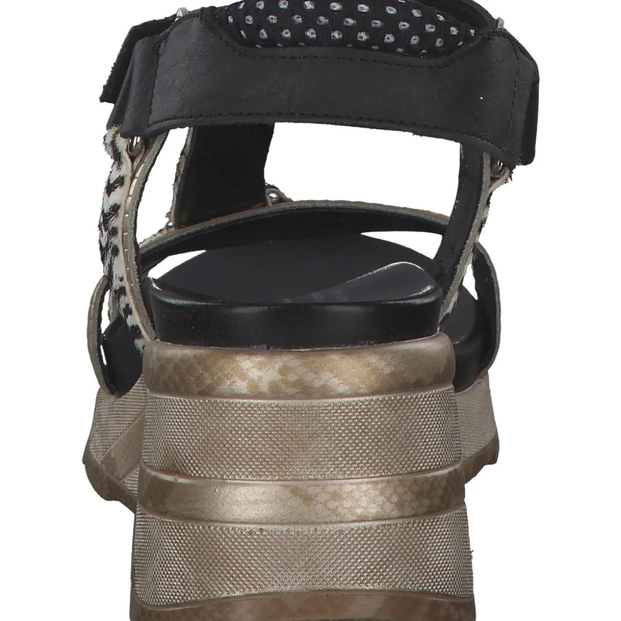 Cetti C1317, Plateau-Sandaletten, Damen, leopardo multicolor