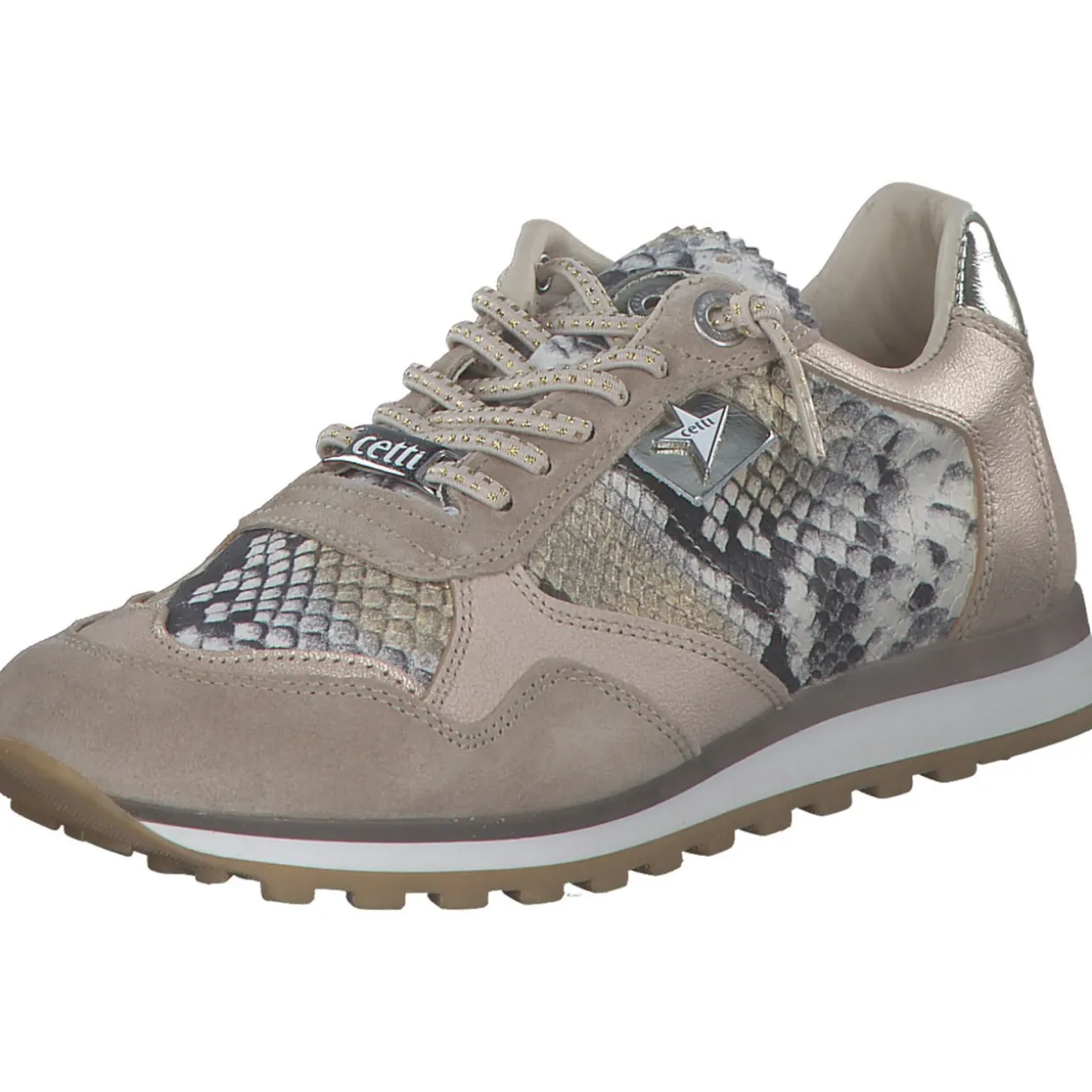 Cetti C848 SRA W, Schnürschuhe, Damen, dessert