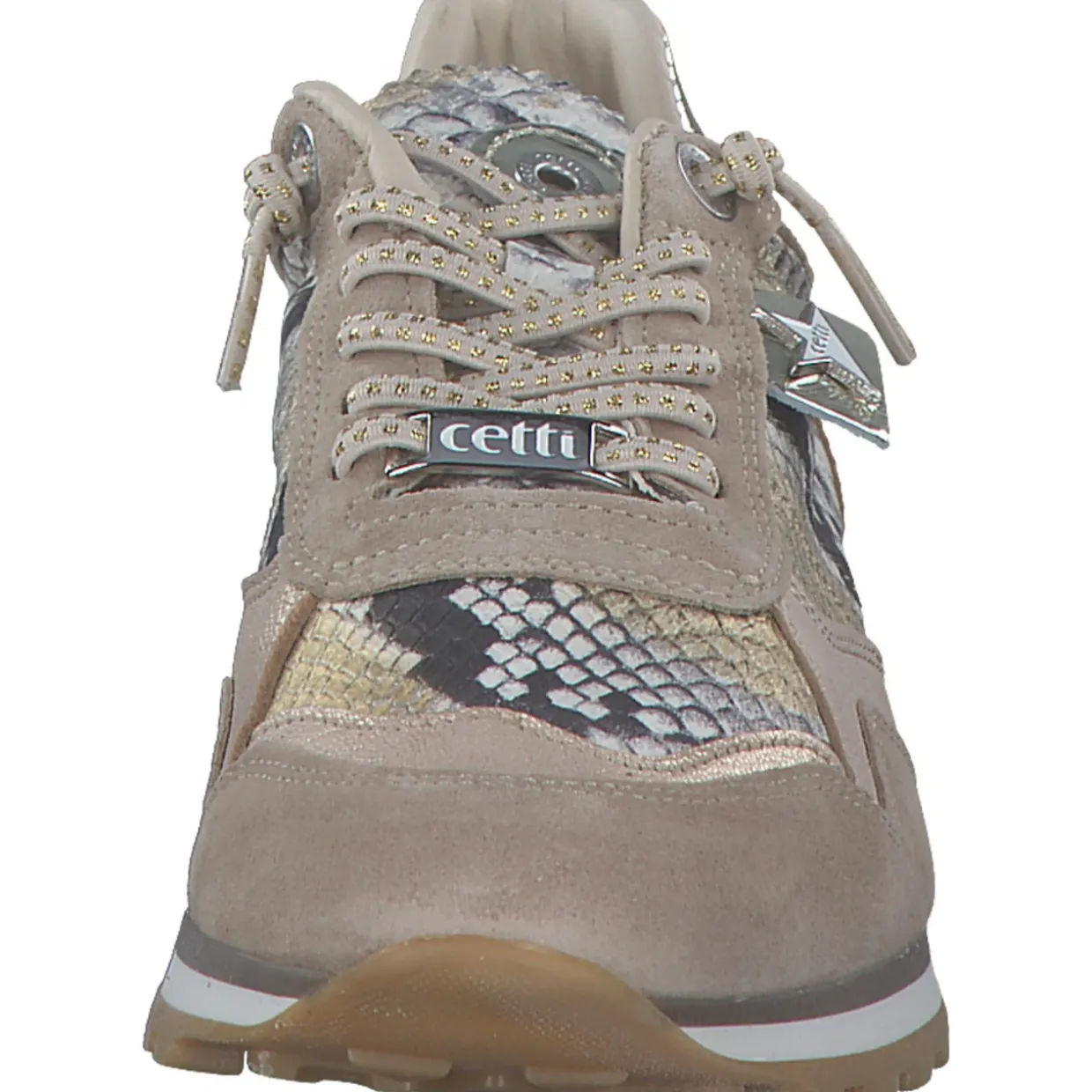 Cetti C848 SRA W, Schnürschuhe, Damen, dessert