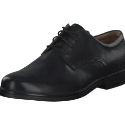 Clarks Un Aldric Lace 2613, Halbschuhe, Herren, BLACK LEATHER