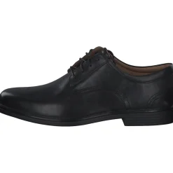 Clarks Un Aldric Lace 2613, Halbschuhe, Herren, BLACK LEATHER
