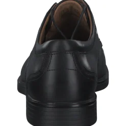 Clarks Un Aldric Lace 2613, Halbschuhe, Herren, BLACK LEATHER
