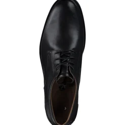 Clarks Un Aldric Lace 2613, Halbschuhe, Herren, BLACK LEATHER