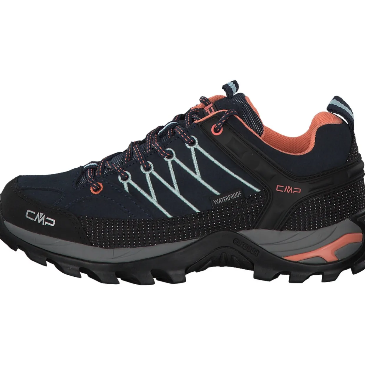 CMP Rigel Low 3Q13246, Trekkingschuhe, Damen, Blau (Blue-Giada)