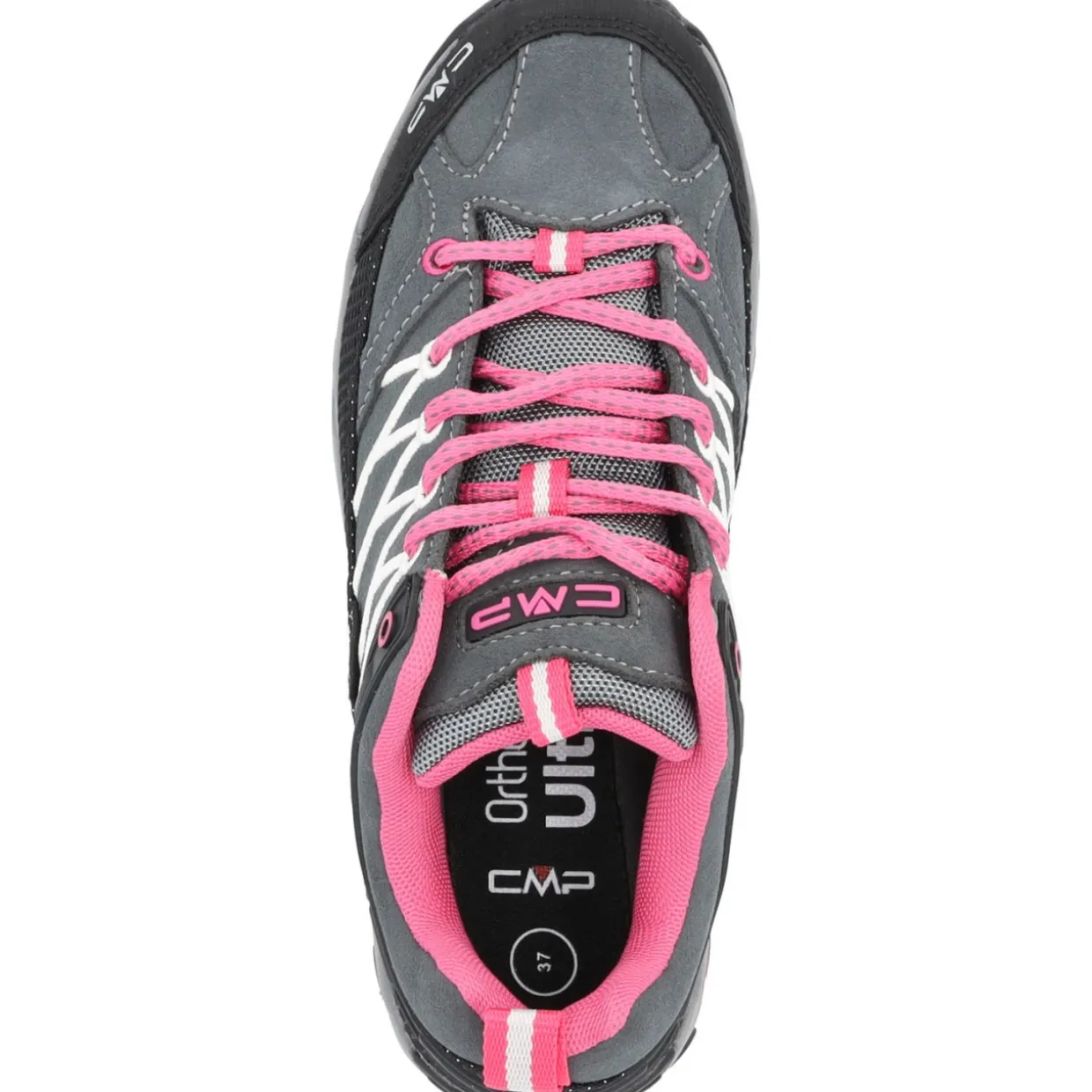 CMP Rigel Low Trekking WP 3Q13246, Trekkingschuhe, Damen, GREY-FUXIA-ICE