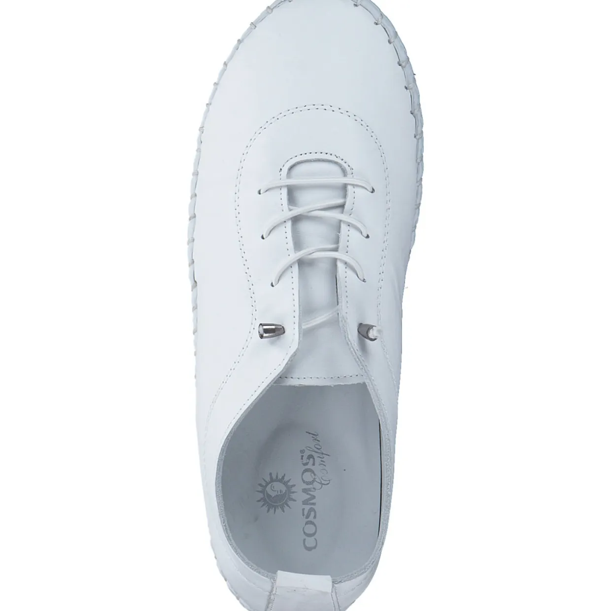 Cosmos Comfort 6143401, Slipper, Damen, Weiß (White)