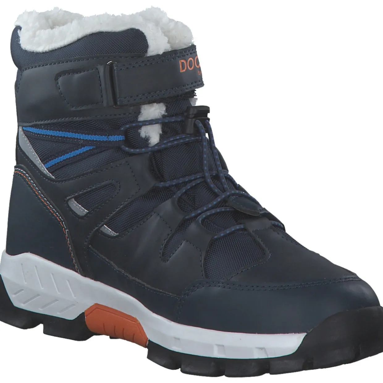 Dockers 53SV702-637660, Winterstiefel, Kinder, Navy (Blau)