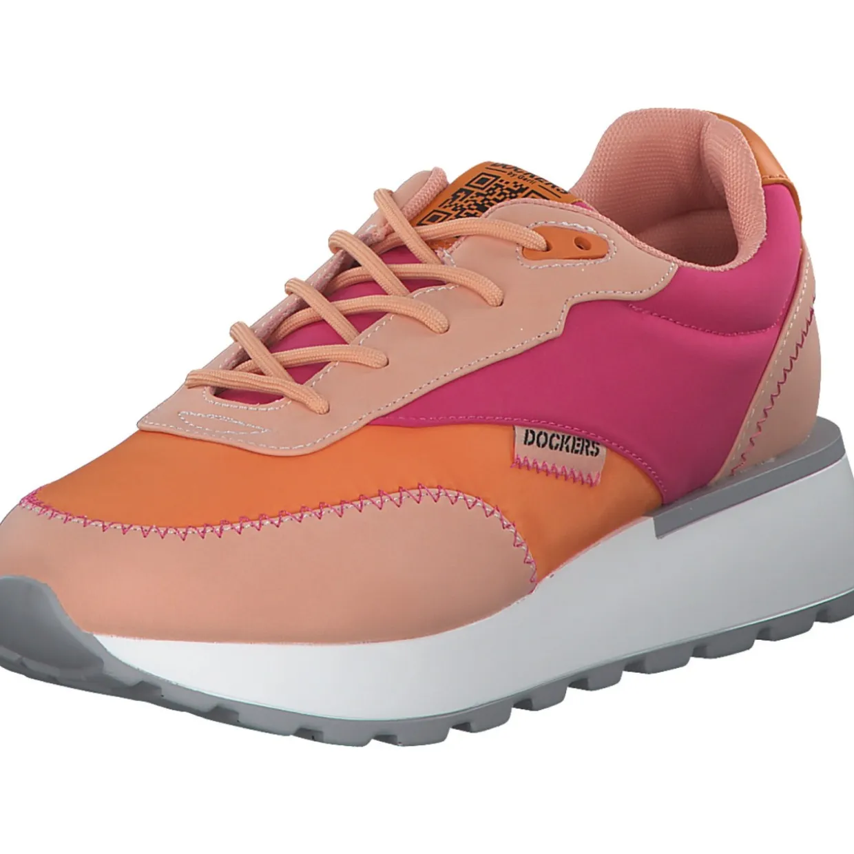 Dockers 52ZF201816779 , Schnürschuhe, Damen, pink/multi