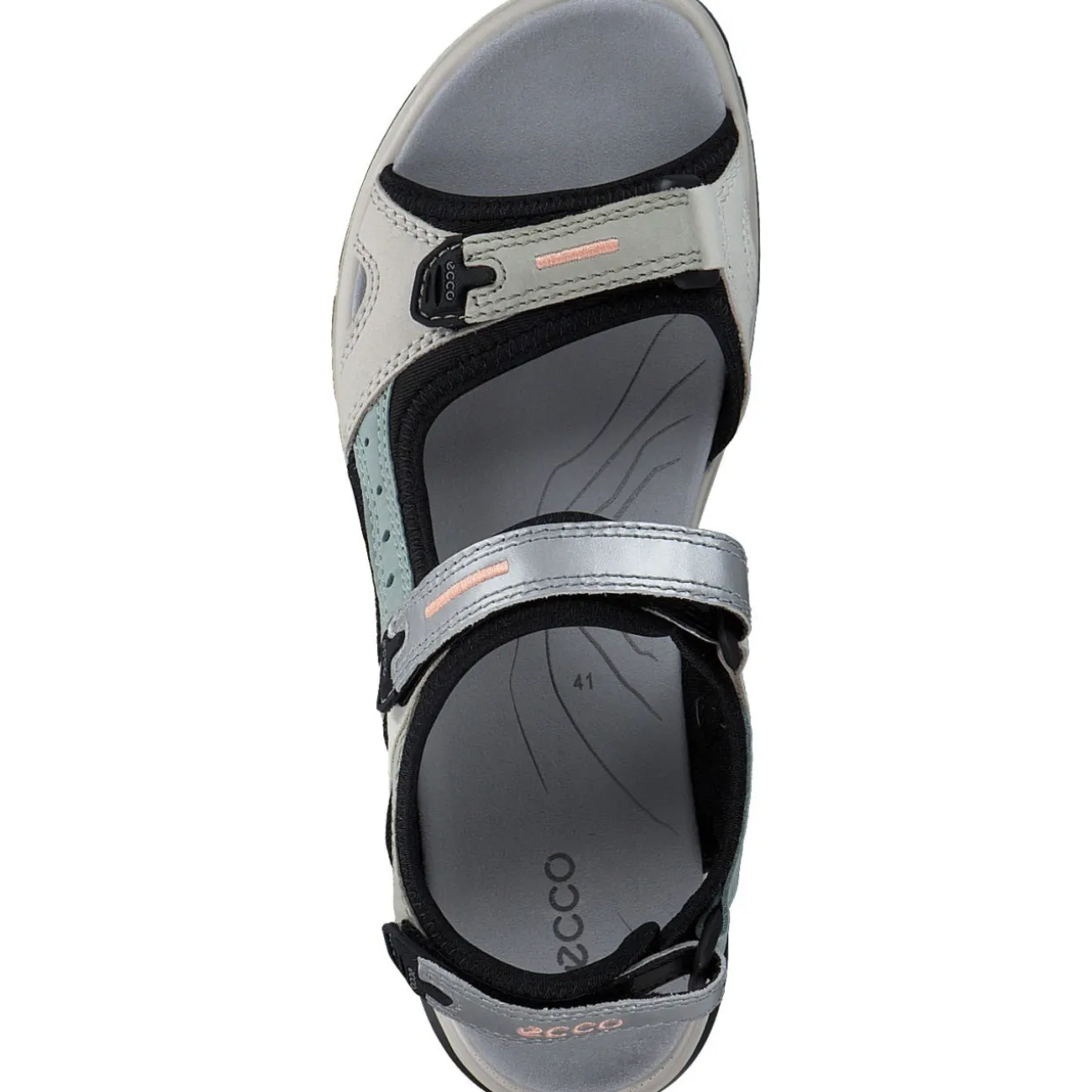 Ecco Offroad 822083, Sandalen, Damen, MULTICOLOR SAGE