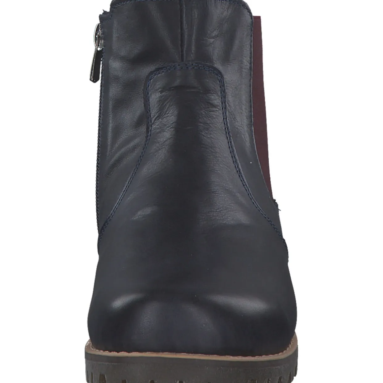 Esgano 03428460/642, Stiefeletten, Damen, d.blau/burgund