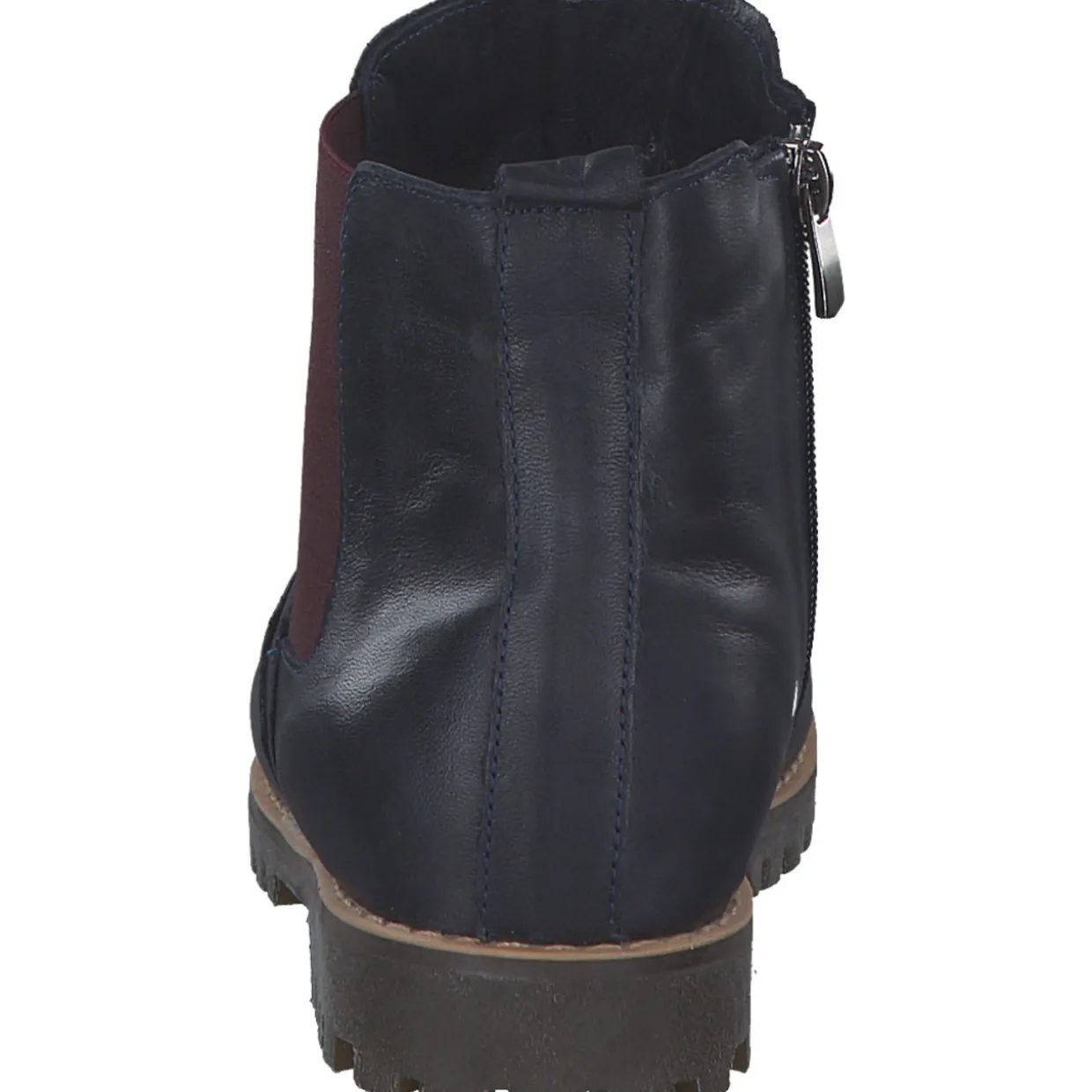 Esgano 03428460/642, Stiefeletten, Damen, d.blau/burgund