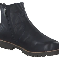 Esgano 03428460/642, Stiefeletten, Damen, d.blau/burgund