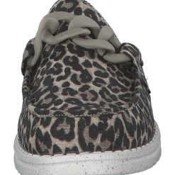 Fusion Ella, Plateau-Pantoletten, Damen, chain leo beige