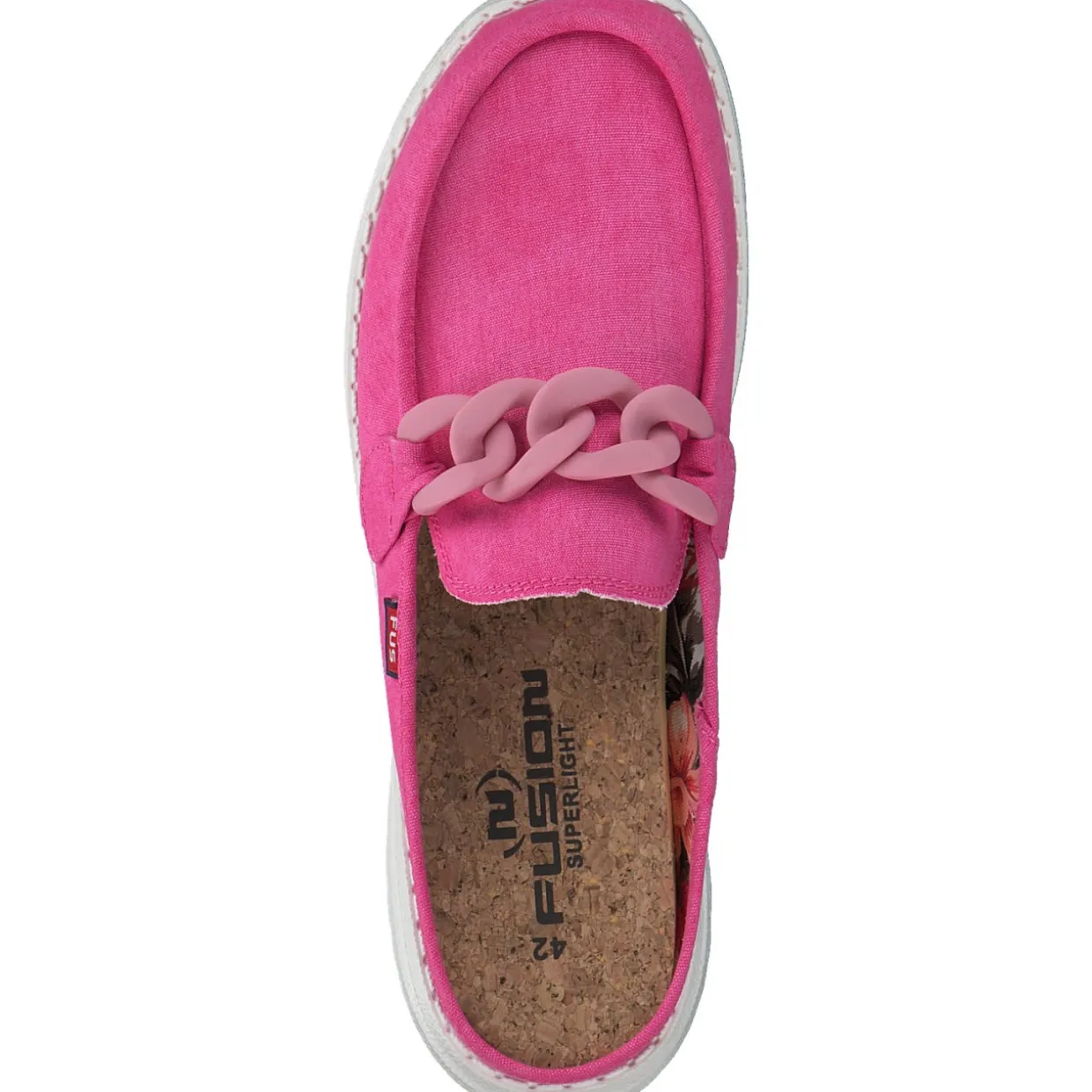 Fusion Ella, Plateau-Pantoletten, Damen, Pink