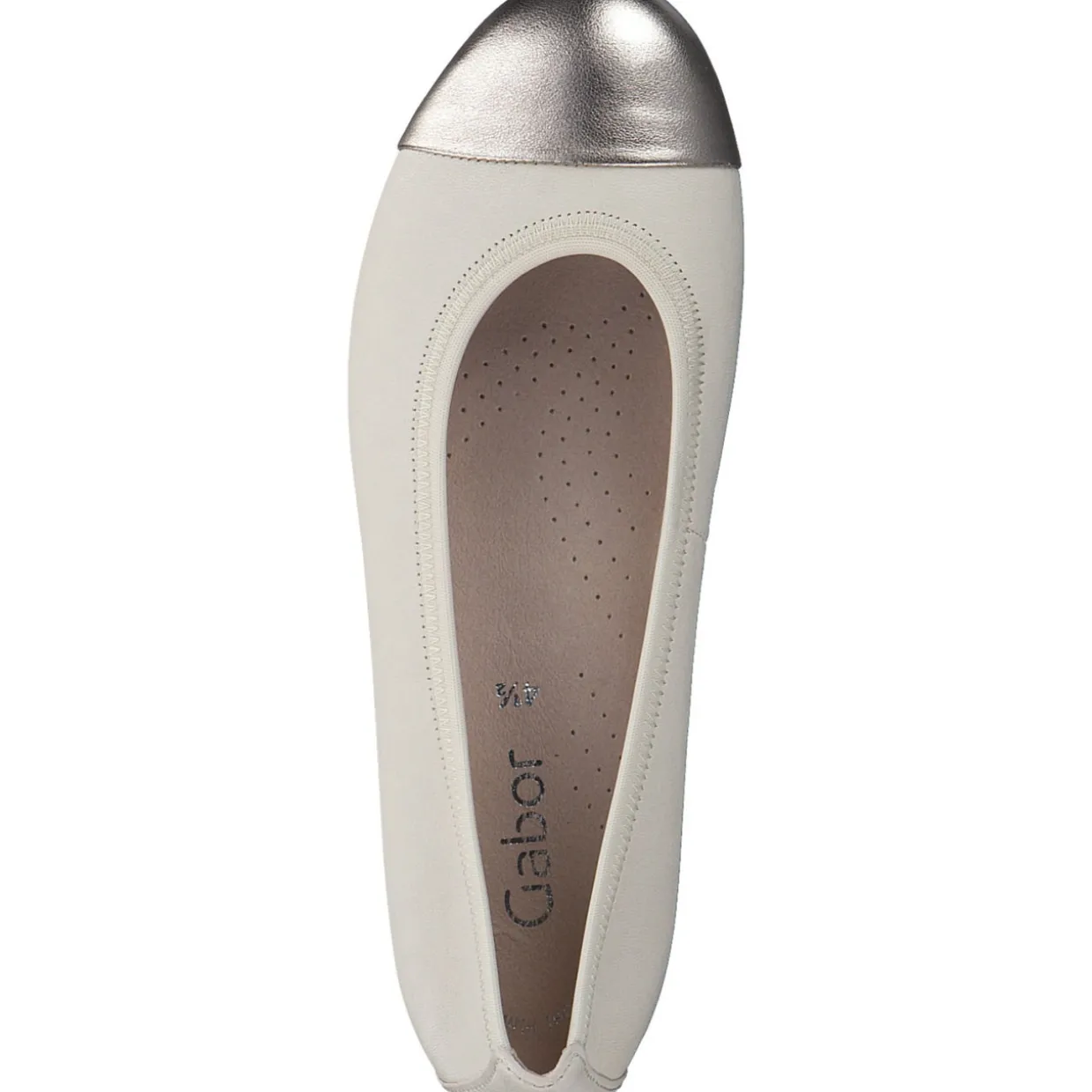 Gabor 64.126, Ballerinas, Damen, Weiß