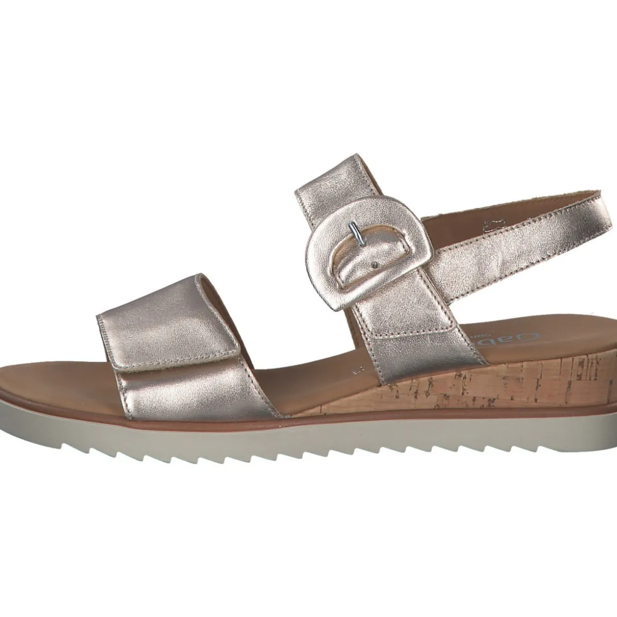 Gabor Comfort 42.752, Keilsandaletten, Damen, puder (Kork/creme)