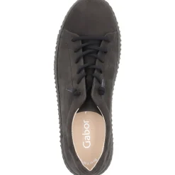 Gabor 43.331, Schnürschuhe, Damen, Grau