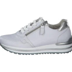 Gabor 26.528, Sneakers Low, Damen, weiss/silber (perf)