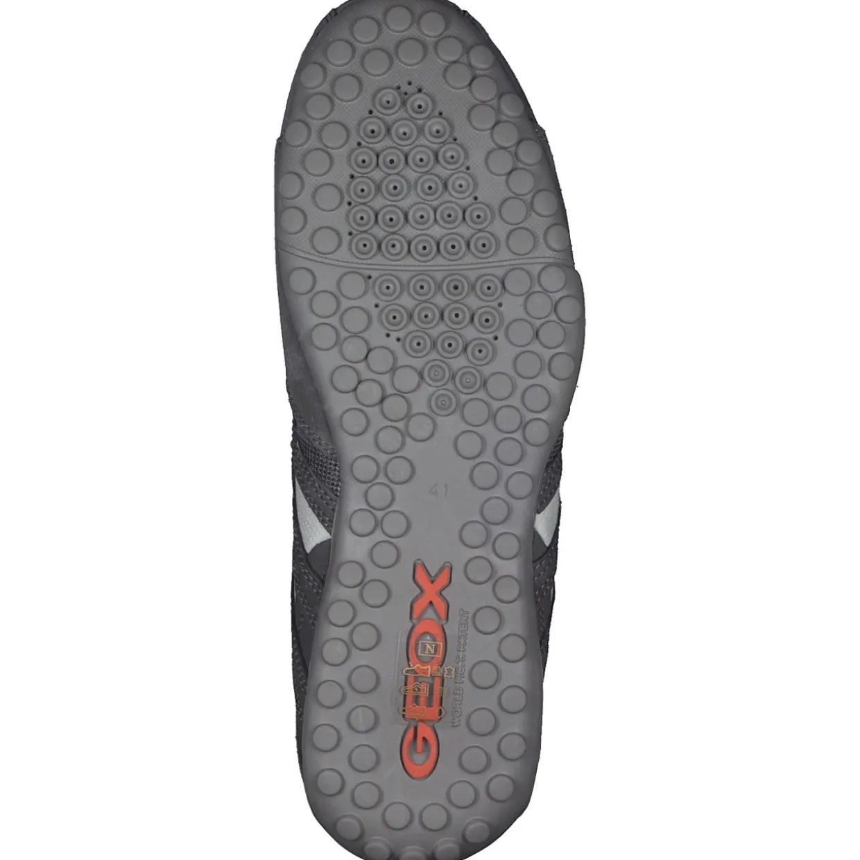 Geox U4207K, Sneakers Low, Herren, lt grey/anthracite
