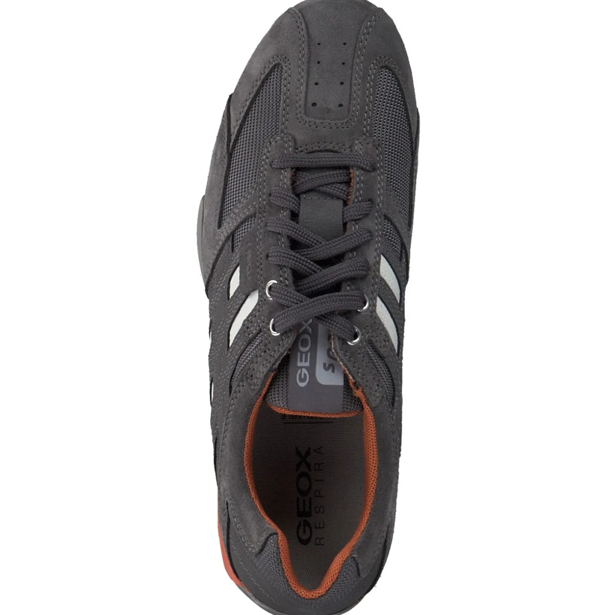 Geox U4207K, Sneakers Low, Herren, lt grey/anthracite