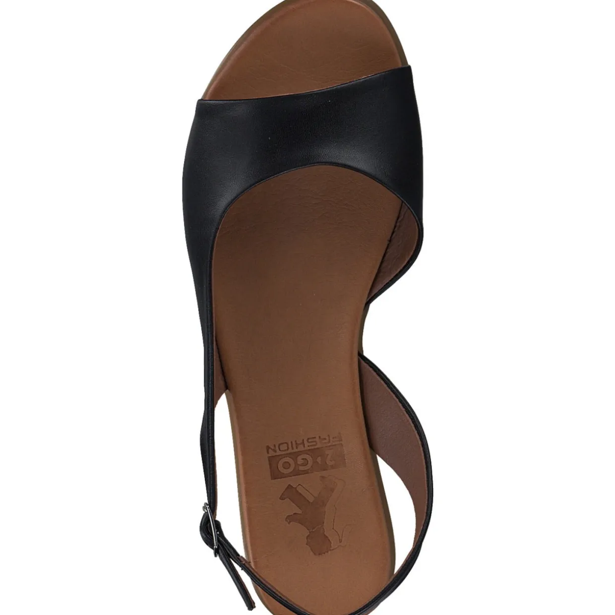 2 Go Shoes 8003813, Keilsandaletten, Damen, Schwarz