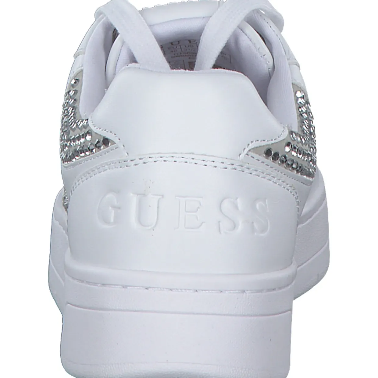 Guess FLFNRS-ELE12 NARESA2, Schnürschuhe, Damen, Weiß (White)