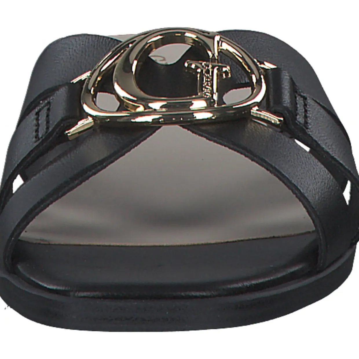 Guess FLJSYM, Pantoletten, Damen, Schwarz