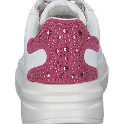 Guess FLTELB-LEA12, Schnürschuhe, Damen, white / pink