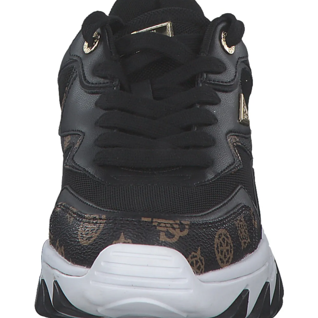Guess FLTNOW-FAL12, Schnürschuhe, Damen, Schwarz