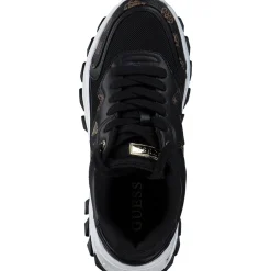 Guess FLTNOW-FAL12, Schnürschuhe, Damen, Schwarz