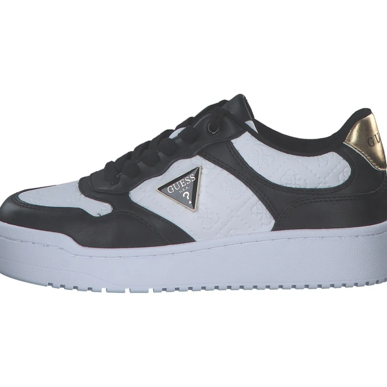 Guess Miram6 FLJMI6, Schnürschuhe, Damen, BLKBR