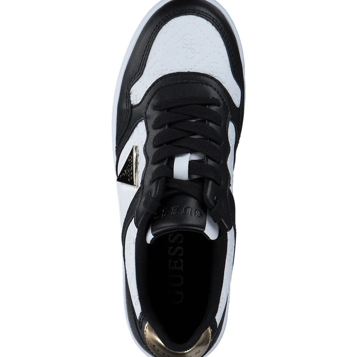 Guess Miram6 FLJMI6, Schnürschuhe, Damen, BLKBR