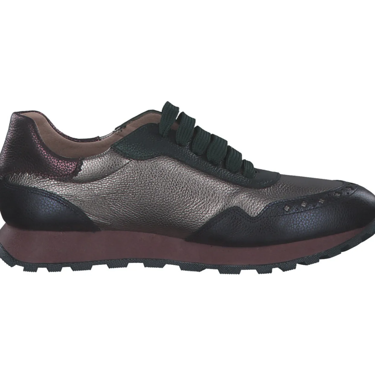 Hispanitas Schuhe CHI243623 Loira-I24 , Schnürschuhe, Damen, midnight/acero/rioja/forest
